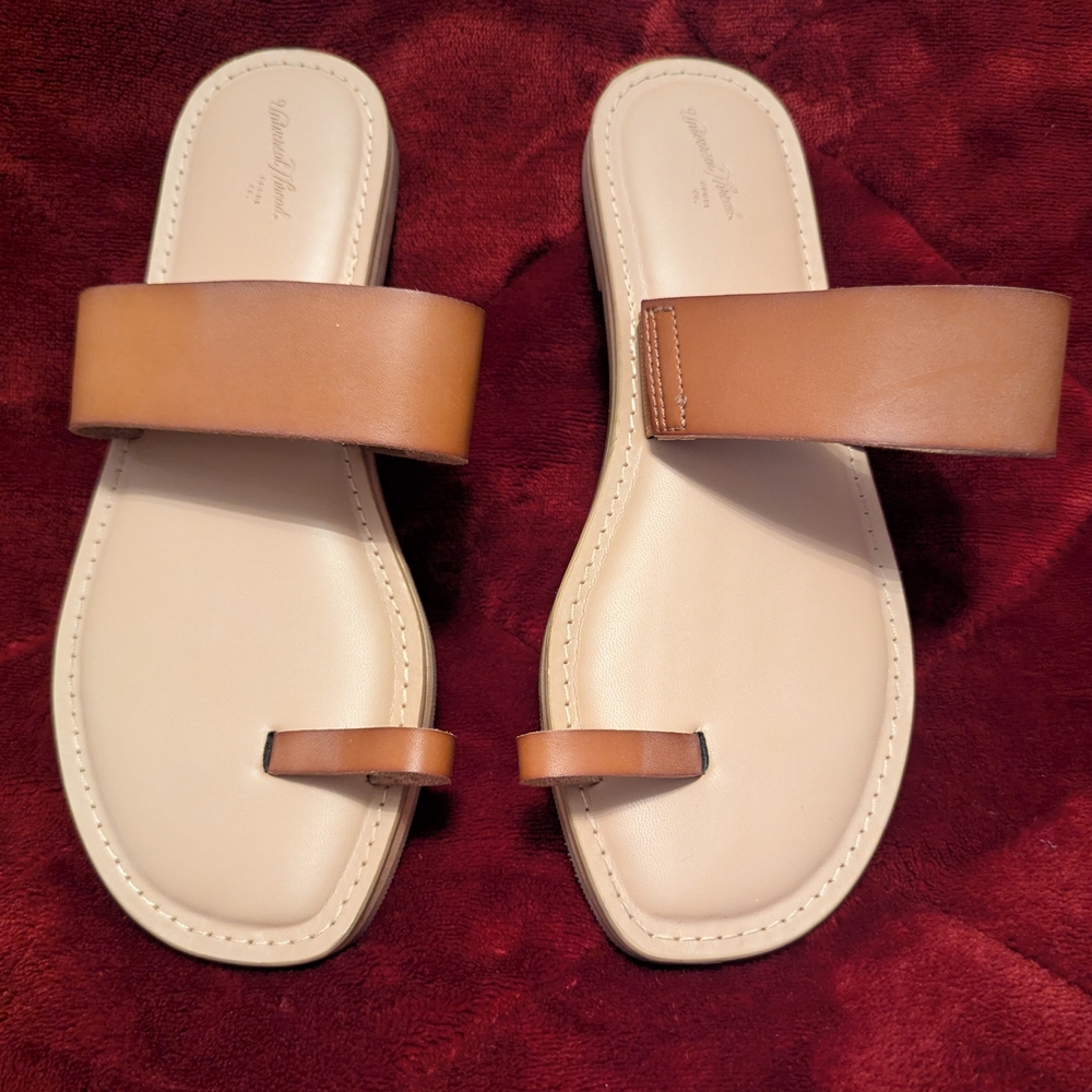 Women's Tan Leather Sandals